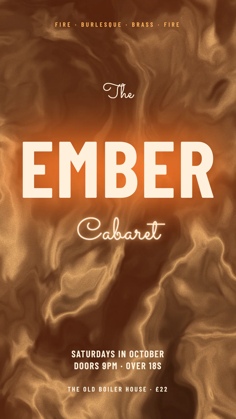 The Ember Cabaret, Cabaret night
