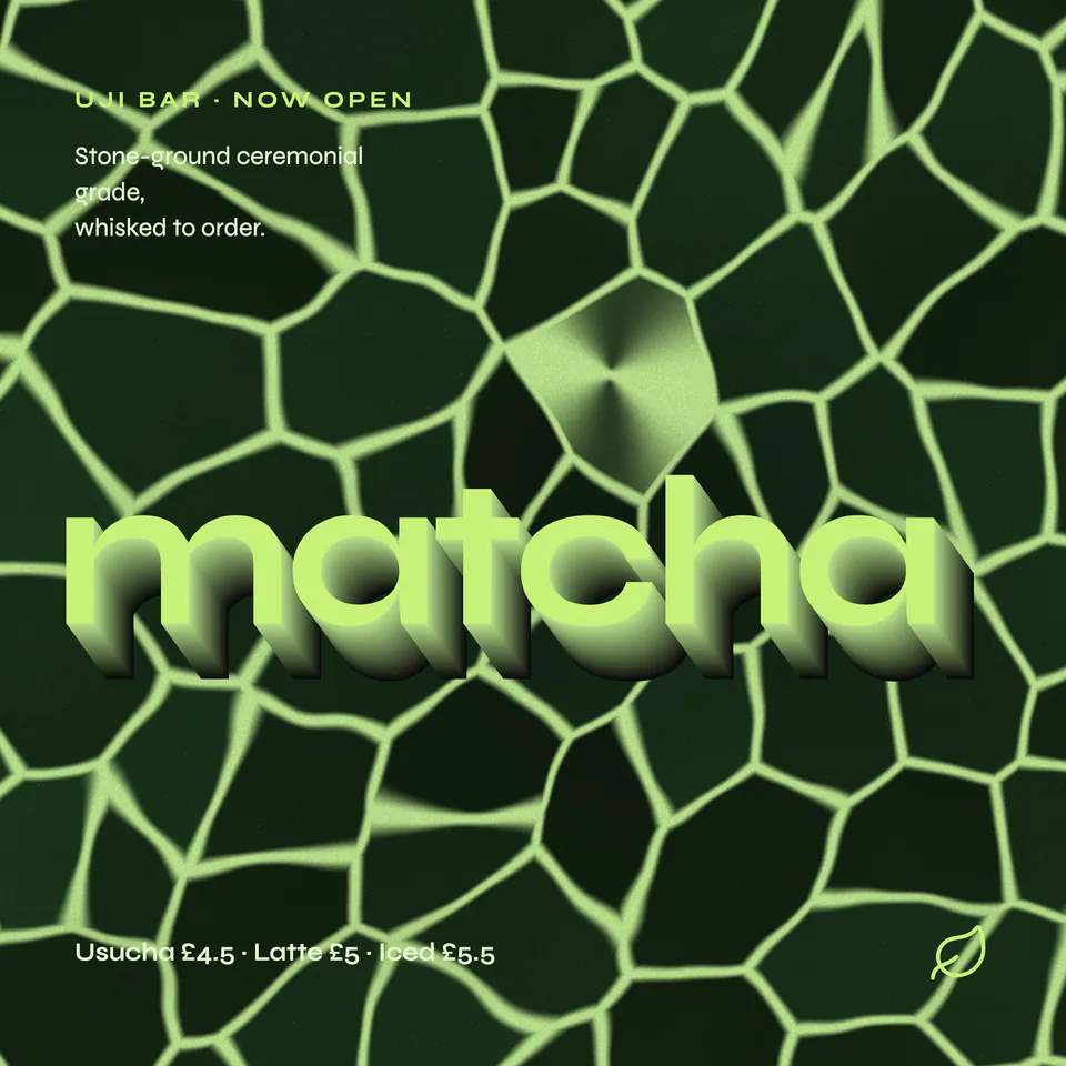 Uji Bar, Matcha bar opening